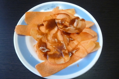 Бекон из моркови или морковные чипсы #постныйстол: шаг 3