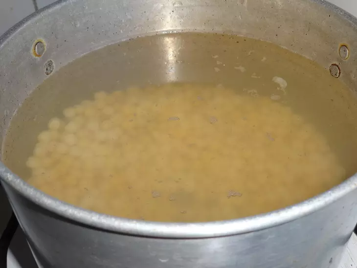 Гороховый суп-пюре с сухариками #постныйстол: шаг 2