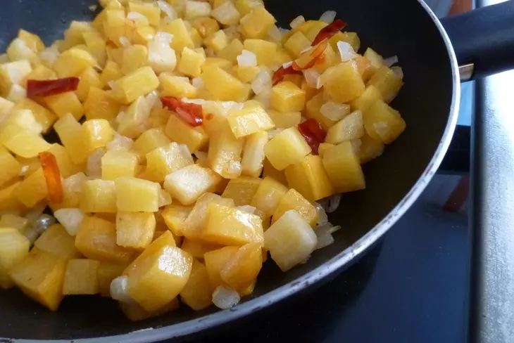 Жареная репа с луком в медовой заливке #постныйстол: шаг 7