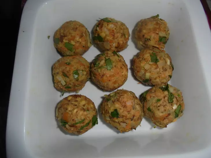 Фрикадельки из бобовых #постный стол: шаг 8