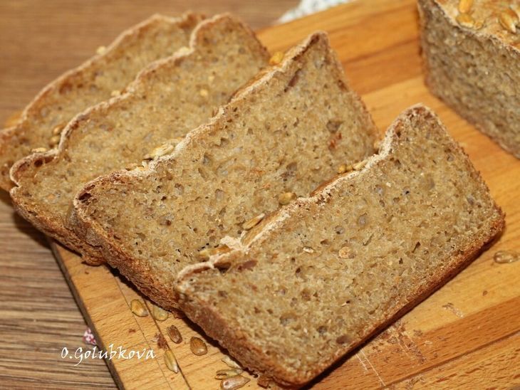 Хлеб из жидкого теста с семечками #постныйстол: шаг 21
