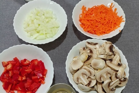 Перловка с грибами— рецепт постного блюда для мультиварки  #постныйстол: шаг 2