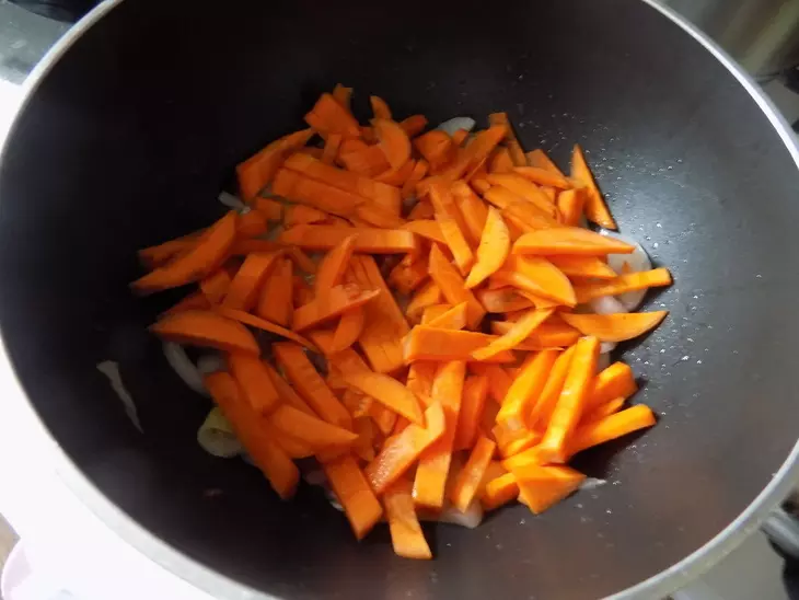 Гречневая каша с овощами и нутом #постныйстол: шаг 2