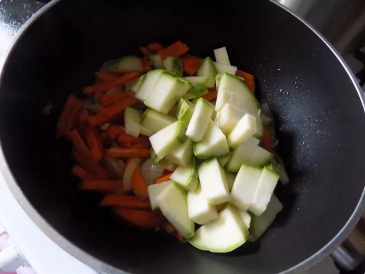 Гречневая каша с овощами и нутом #постныйстол: шаг 3
