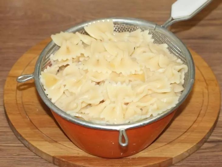 Макаронны с овощами в медовом соусе #постныйстол: шаг 11