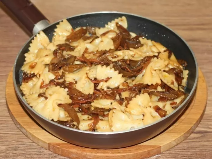 Макаронны с овощами в медовом соусе #постныйстол: шаг 12
