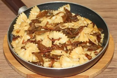 Макаронны с овощами в медовом соусе #постныйстол: шаг 12