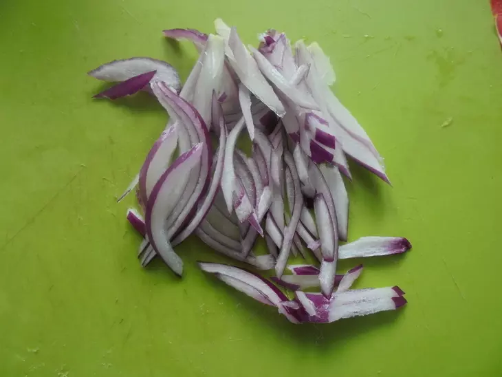 Салат из красной капусты#постныйстол: шаг 4