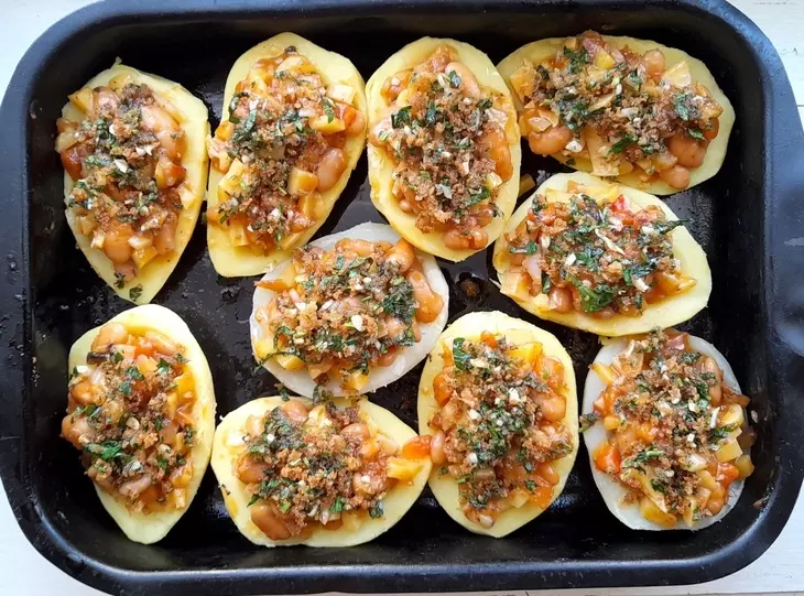 Фаршированный картофель #постныйстол: шаг 11