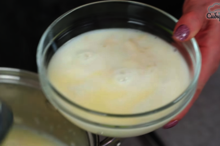 Молочный суп с домашней яичной лапшой: шаг 8