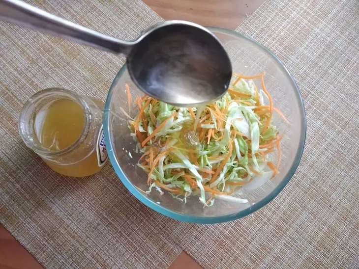 Салат с репой и капустой #постныйстол: шаг 5