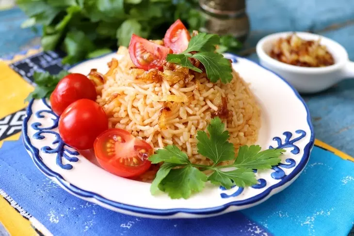 Булгур с поджаренной вермишелью #постныйстол: шаг 8