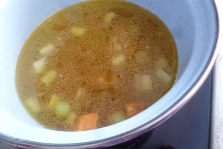 Суп-пюре из нута и батата #постныйстол: шаг 4