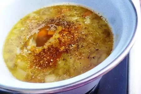 Суп-пюре из нута и батата #постныйстол: шаг 6