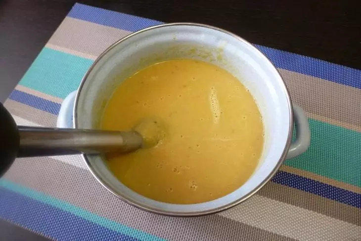 Суп-пюре из нута и батата #постныйстол: шаг 7
