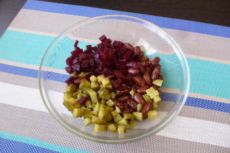 Салат из фасоли и свеклы с ореховой заправкой #постныйстол: шаг 2