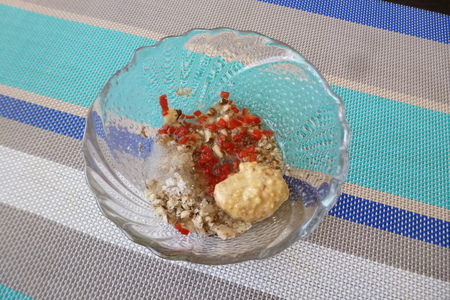 Салат из фасоли и свеклы с ореховой заправкой #постныйстол: шаг 4