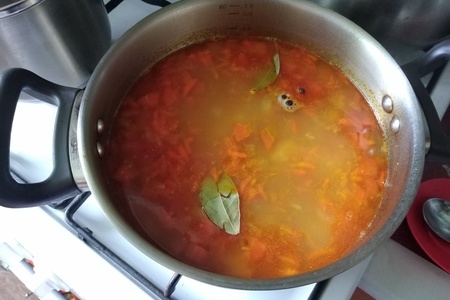 Пряный гороховый карри суп #постныйстол: шаг 14