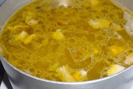 Чечевичный суп с вешенками #постныйстол: шаг 10