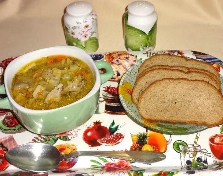 Чечевичный суп с вешенками #постныйстол: шаг 13