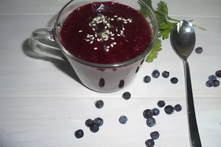 Смузи с черникой #постныйстол: шаг 5