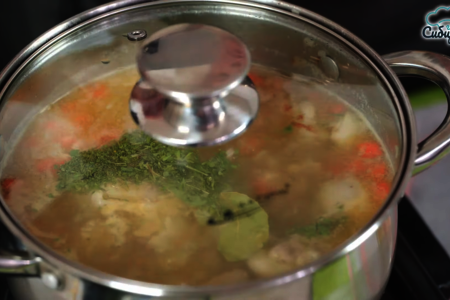 Диетический куриный суп с вермишелью и картофелем: шаг 5