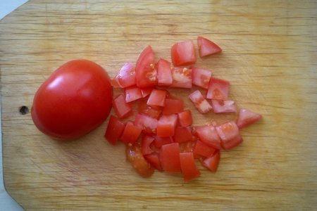 Салат из свёклы с помидорами, нутом и фиолетовым луком #постныйстол: шаг 3