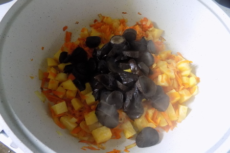Постный грибной суп с фасолью и репой #постныйстол: шаг 4