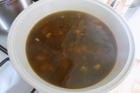 Постный грибной суп с фасолью и репой #постныйстол: шаг 7