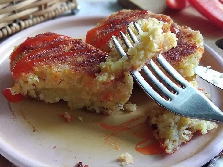 Гороховые постные котлеты #постныйстол: шаг 9