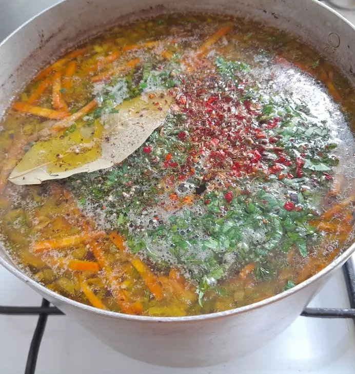 Суп с чечевицей #постныйстол: шаг 9