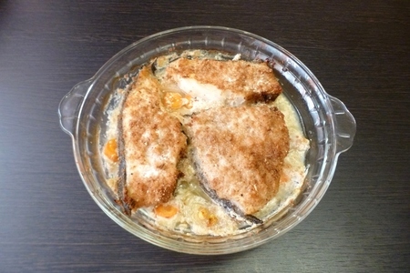 Запеченная рыба с картофельным соусом #постныйстол: шаг 5