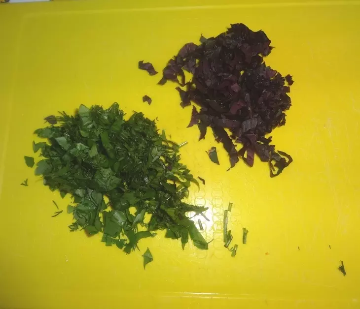 Салат с овощами и булгуром#постныйстол: шаг 8