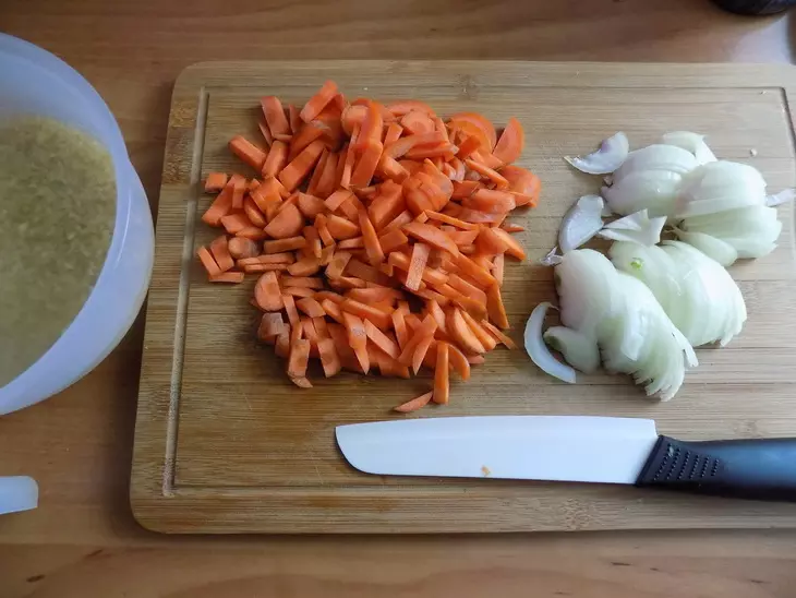 Плов с булгуром и сухофруктами #постныйстол: шаг 2