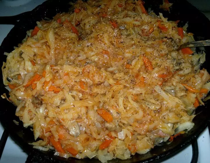 Капустная солянка с грибами #постныйстол: шаг 9