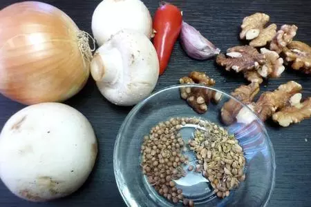 Пхали из баклажанов #постныйстол: шаг 2
