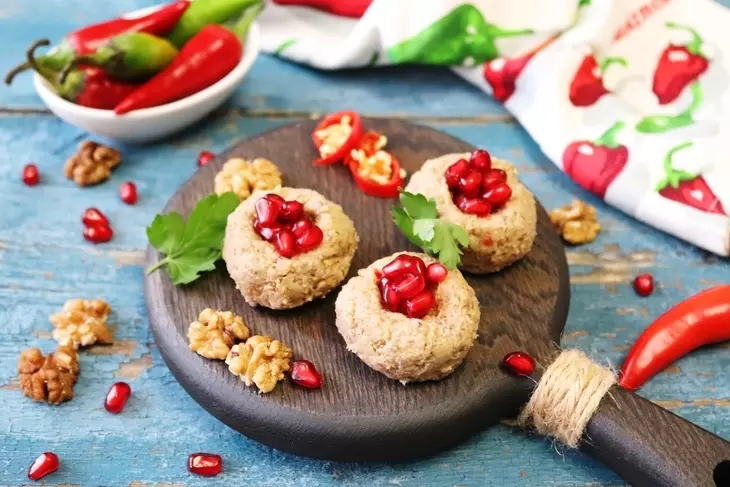 Пхали из баклажанов #постныйстол: шаг 8