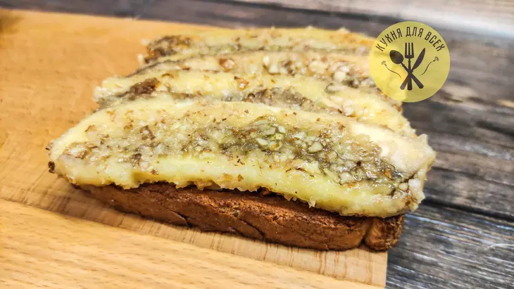 Сэндвич с бананом и карамелью: шаг 5