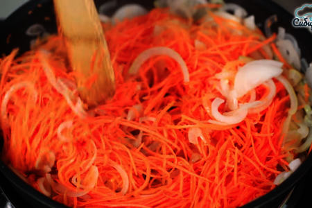 Корейский салат из кабачков с морковью: шаг 3