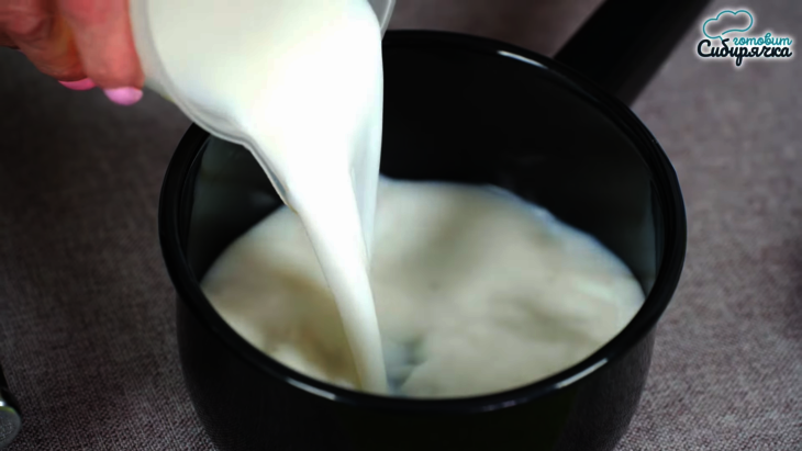Домашнее ванильное мороженое со сгущенкой без сливок: шаг 3
