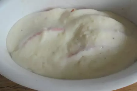 Филе индейки с яблоками, запеченными в соусе бешамель #блюдосизюминкой: шаг 8