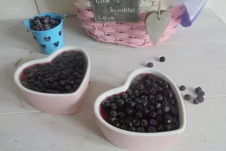 Бланманже с черничным желе #пушкинкулинар: шаг 6