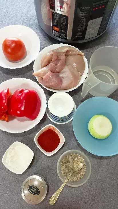 Паприкаш из курицы (в мультиварке): шаг 1
