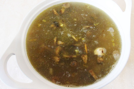 Томленый суп с гречкой и грибами #блюдосизюминкой: шаг 5