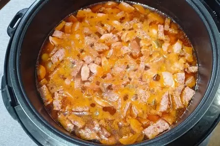 Солянка с грибами (в мультиварке): шаг 6