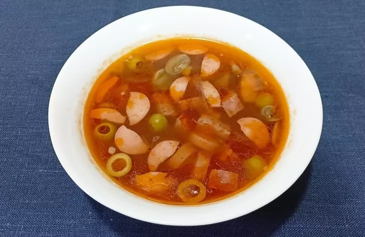 Солянка с грибами (в мультиварке): шаг 7