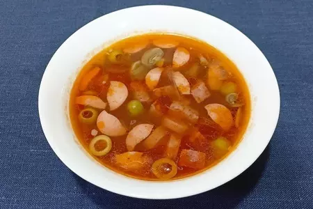 Солянка с грибами (в мультиварке): шаг 7