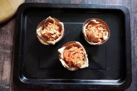 Хлебные корзиночки со вкусом чикенбургера “махеевъ” #махеевъ: шаг 7