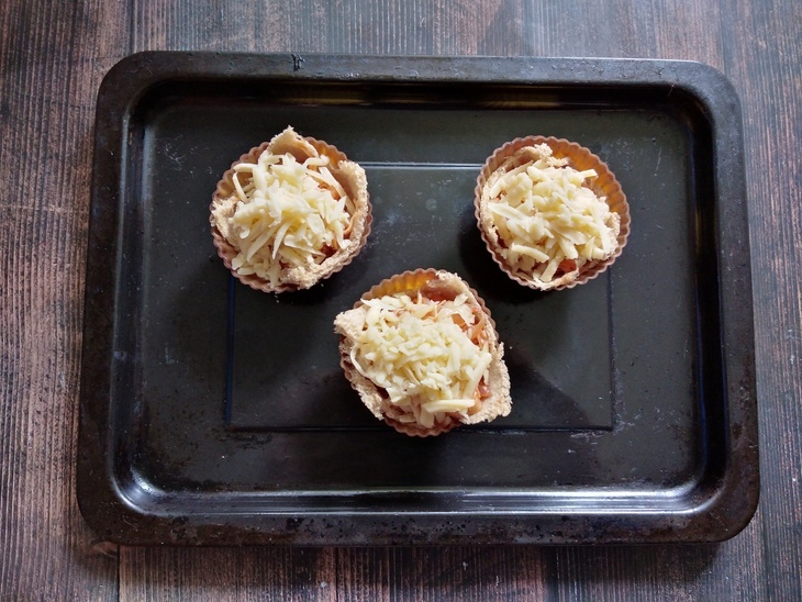 Хлебные корзиночки со вкусом чикенбургера “махеевъ” #махеевъ: шаг 8