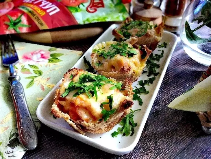 Хлебные корзиночки со вкусом чикенбургера “махеевъ” #махеевъ: шаг 9